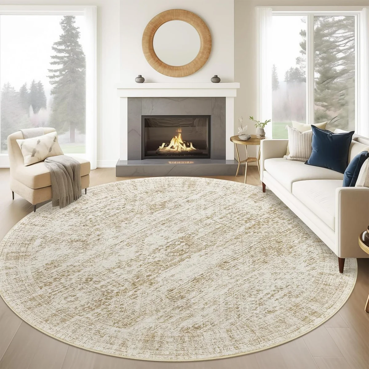 Soalmost Modern Abstract Area Rug