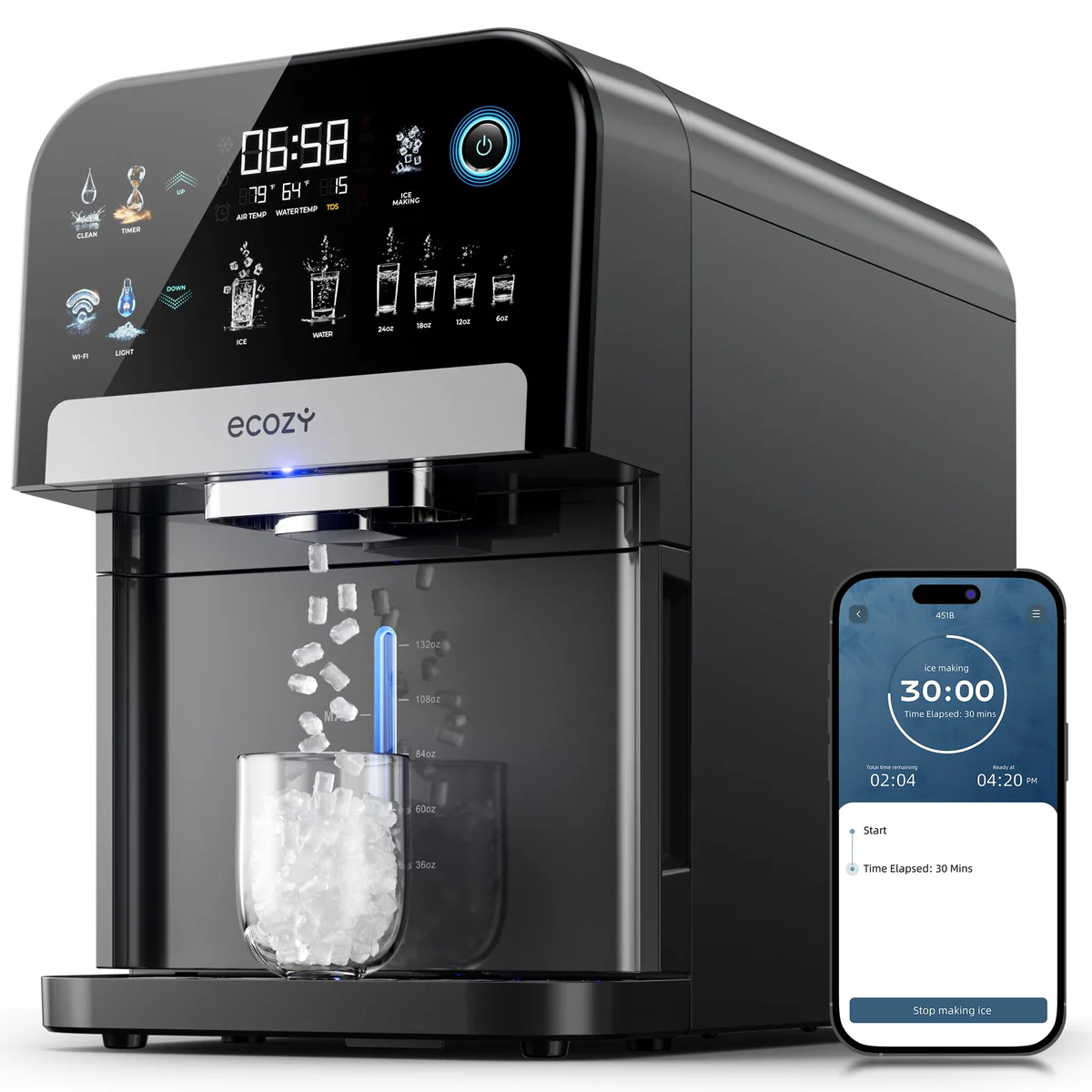 Ecozy Ice Maker Machine