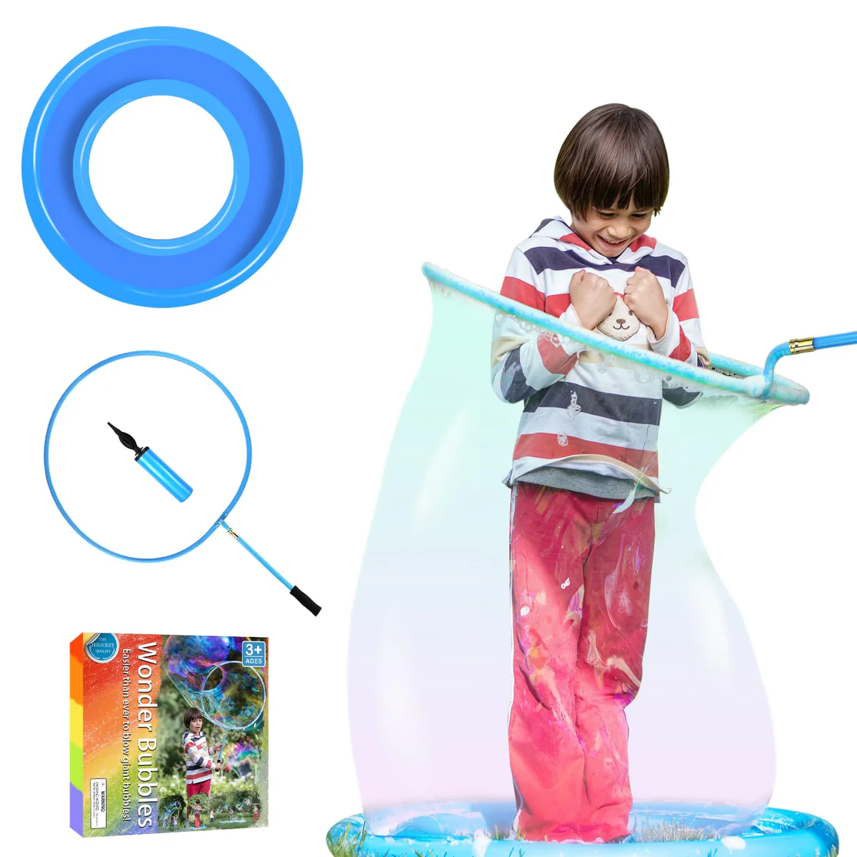 UgyDuky Giant Bubble Wand Toy Set