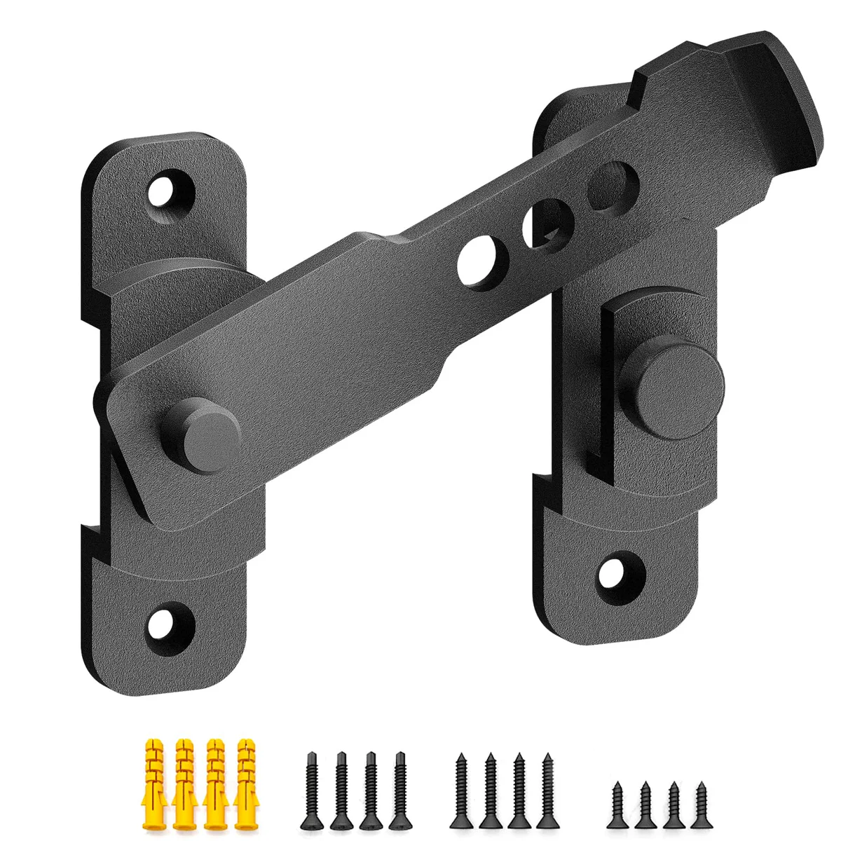 GEMASP Upgrade Sliding Barn Door Lock Latch, 