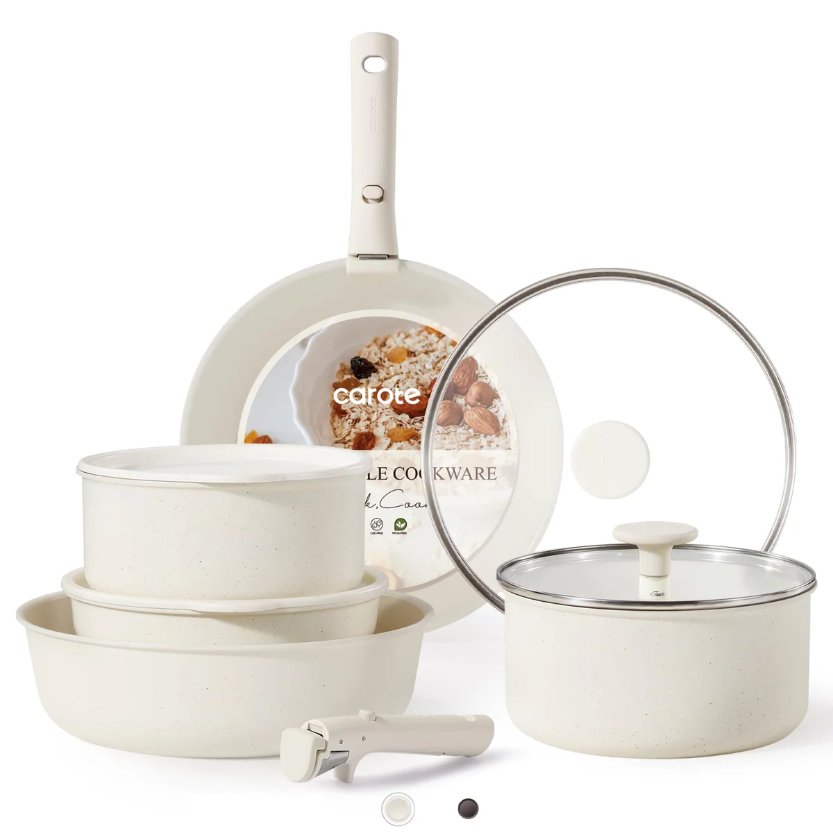 CAROTE Nonstick Cookware Set