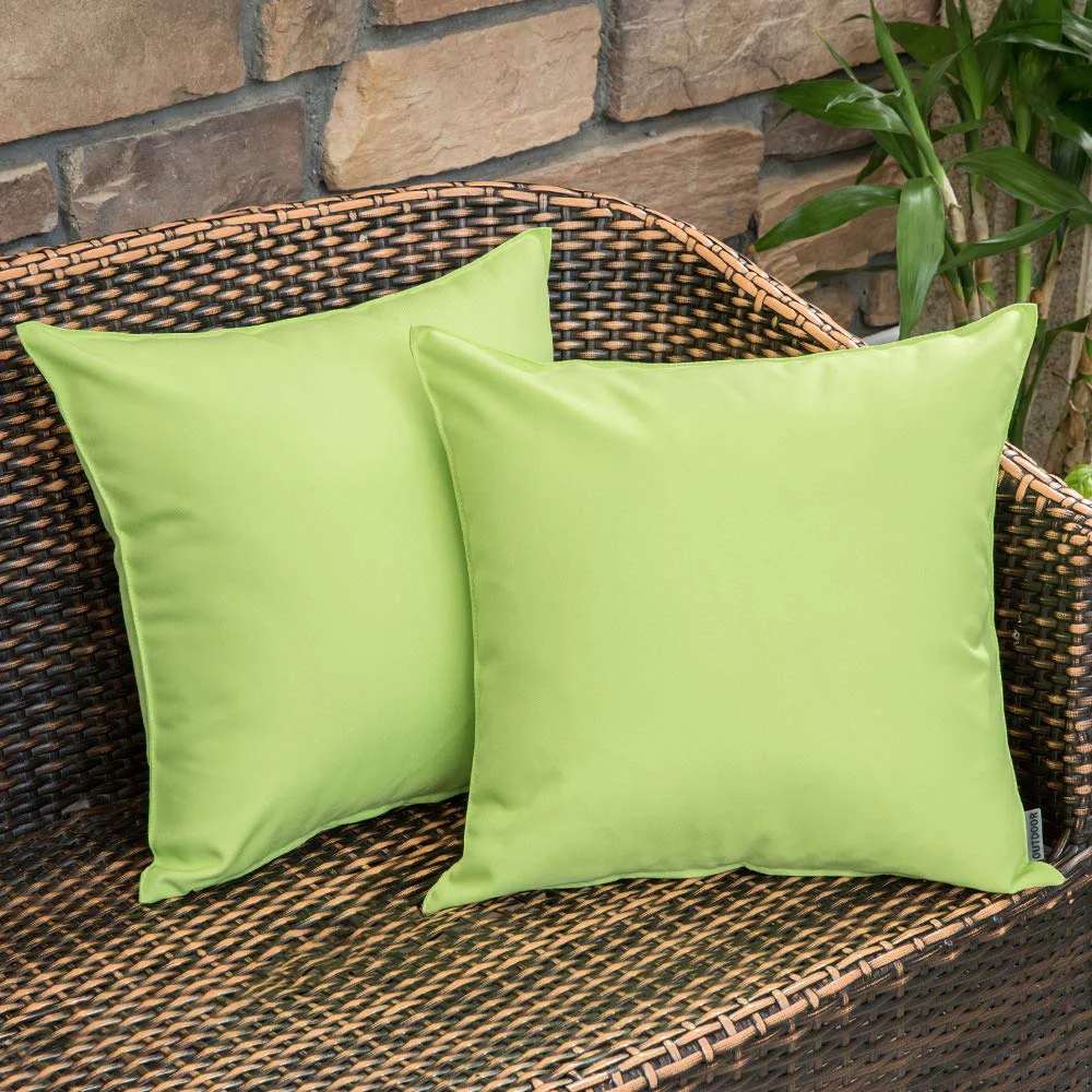 MIULEE Outdoor Waterproof Pillow Covers