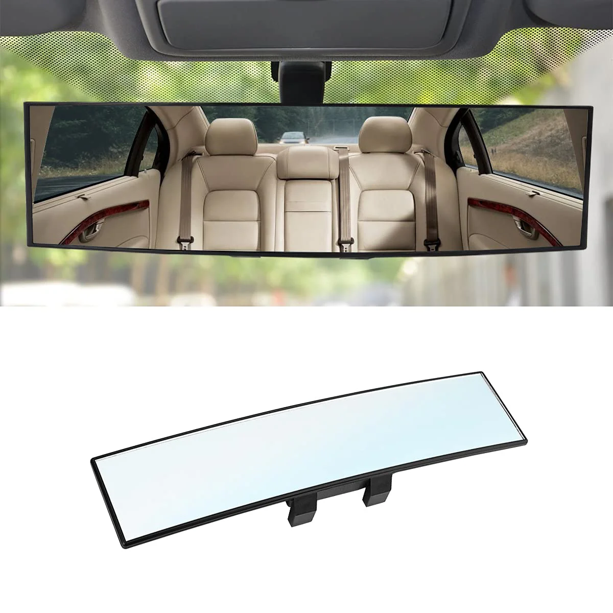 8sanlione Blind Spot Mirror Wide Angle Adjustable