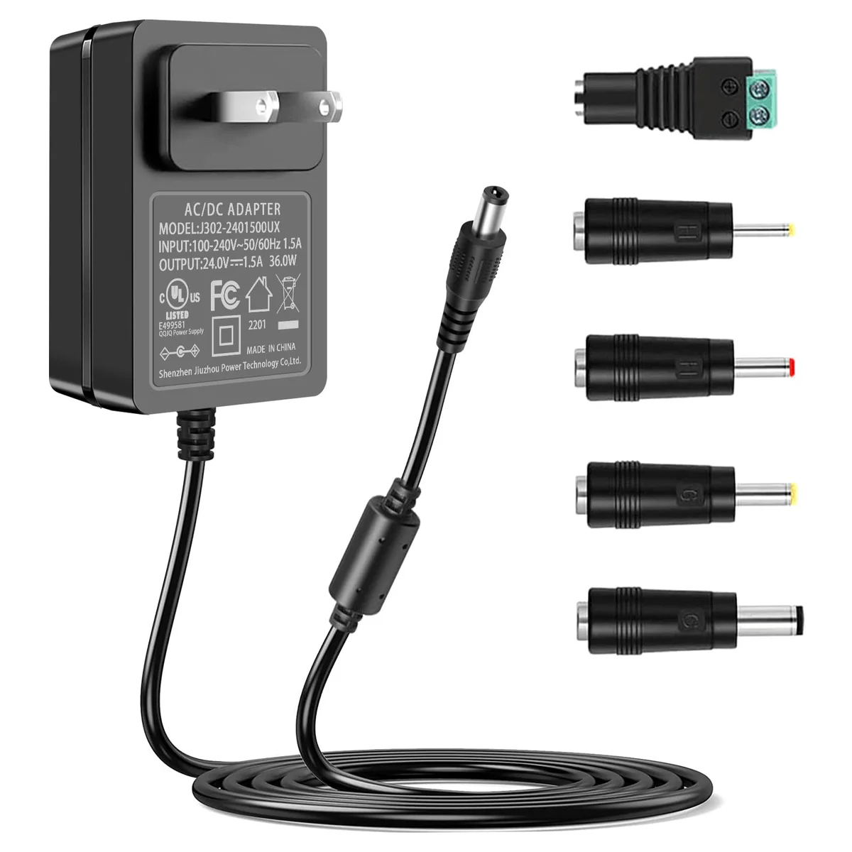 Gonine 12V 2A AC Power Adapter