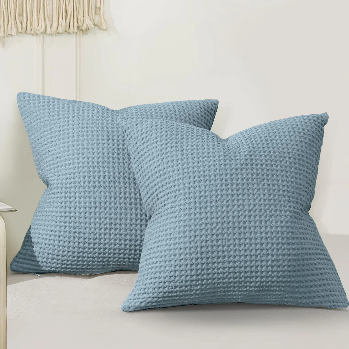 PHF Waffle Weave Euro Pillow Sham