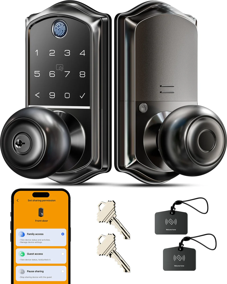 Veise Smart Knob Door Lock Keyless Entry