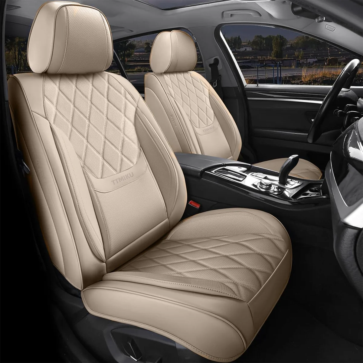 Universal Fit - Tan Seat Covers (Full Set)