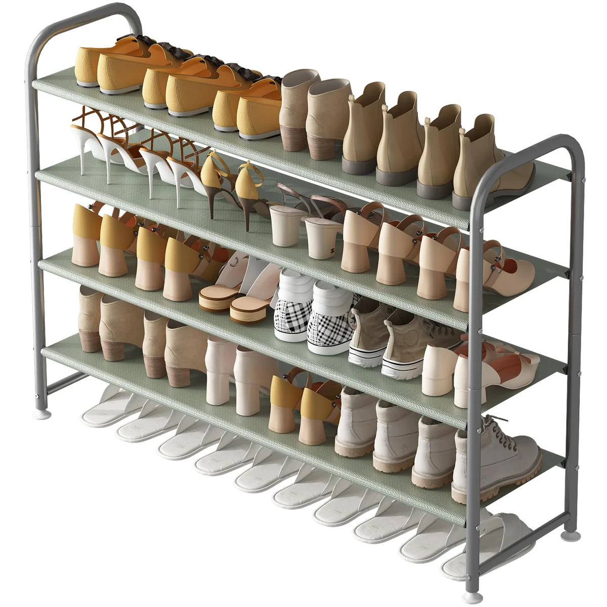 INGIORDAR 3-Tier Metal Shoe Rack