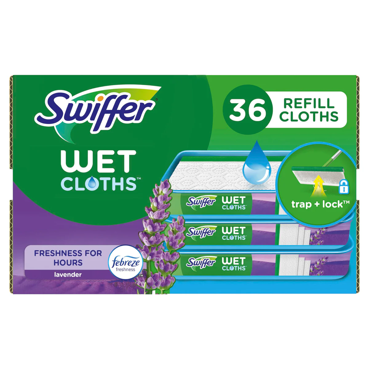 Swiffer Sweeper Wet Mopping Cloth Refills
