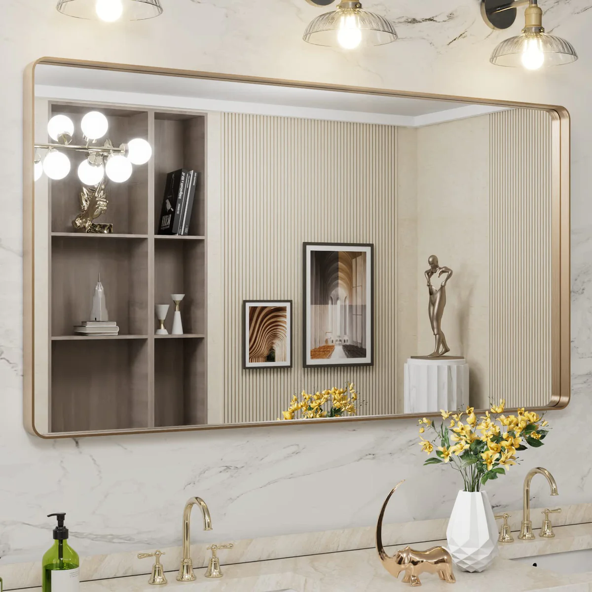 LOAAO Rectangular Wall Mirror