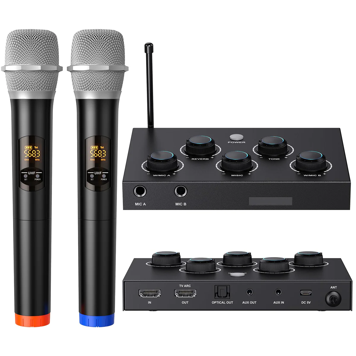 DIGITNOW Karaoke Microphone Mixer System