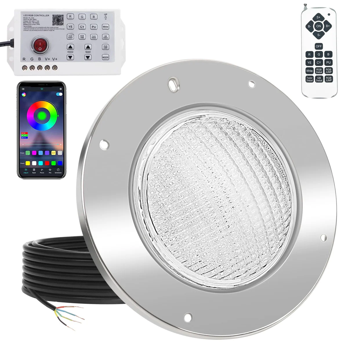 Lamroro LED In-Ground Pool Light