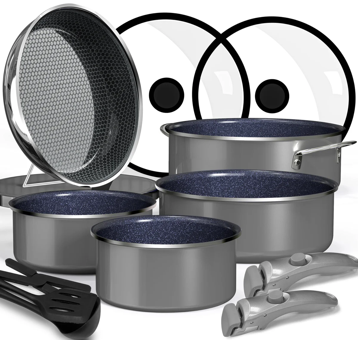 DUXANO Hybrid Stainless-Steel Cookware Set