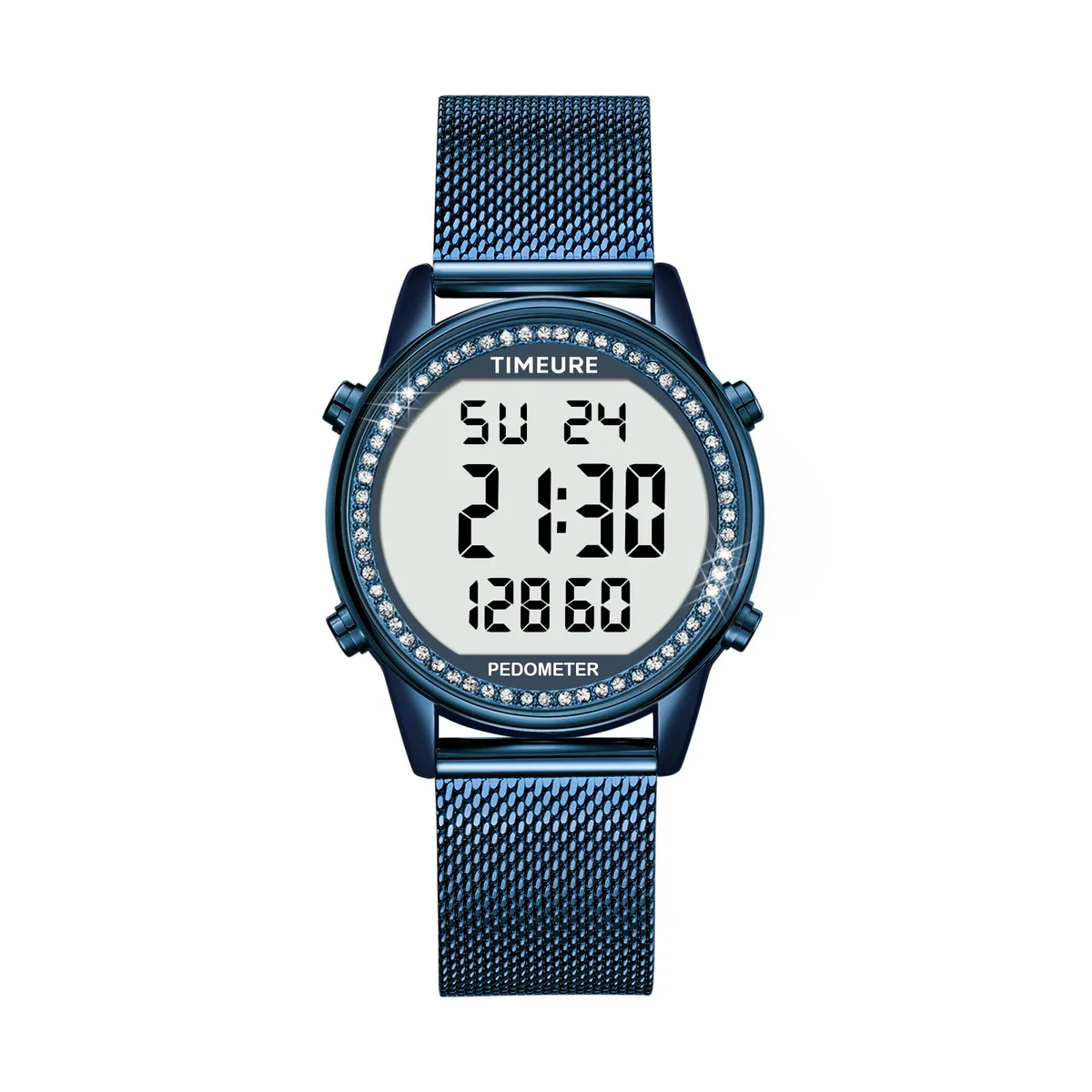 TIMEURE Women's Pedometer Watch Step Counter