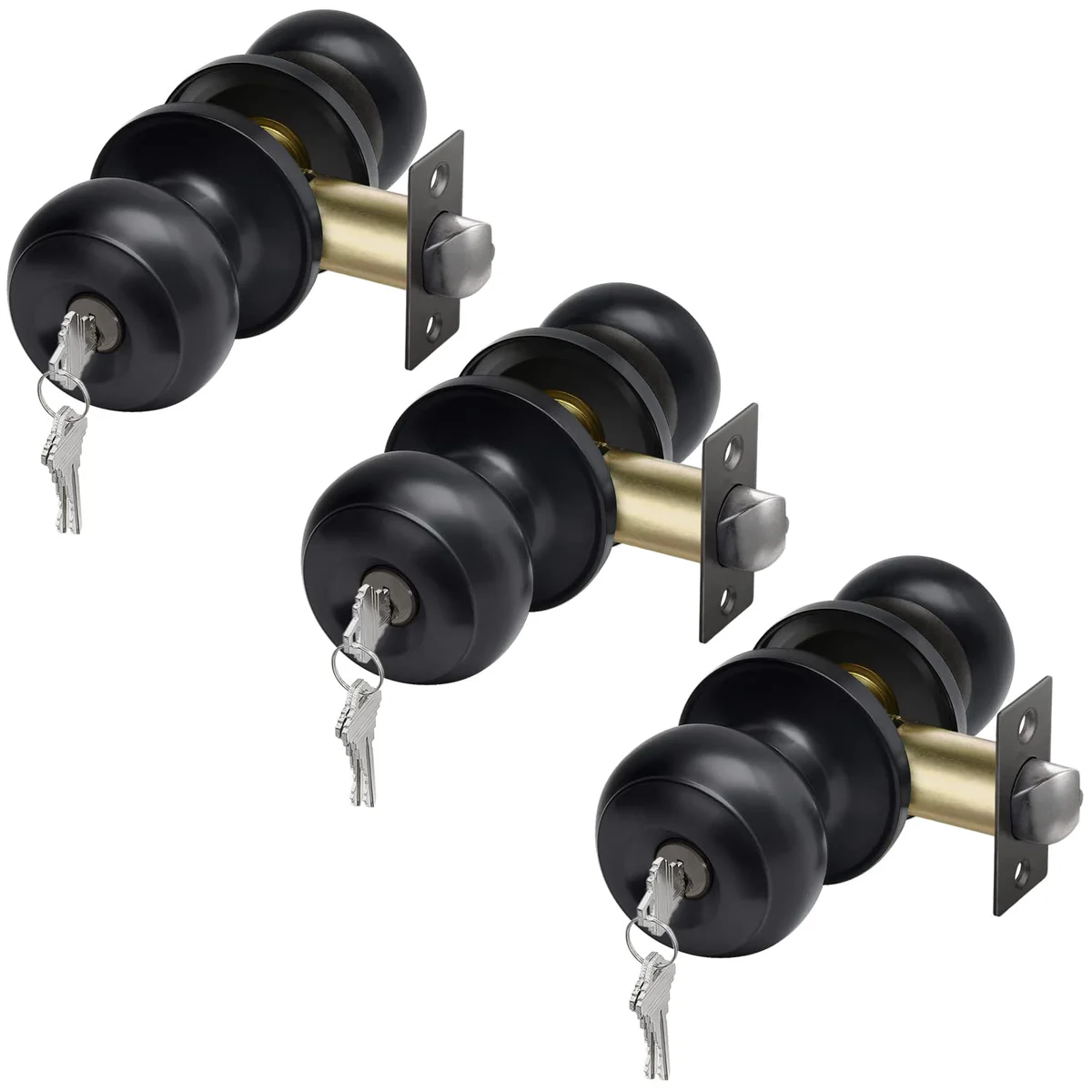 CML Hardware Keyed Alike Entry Door Knob Set