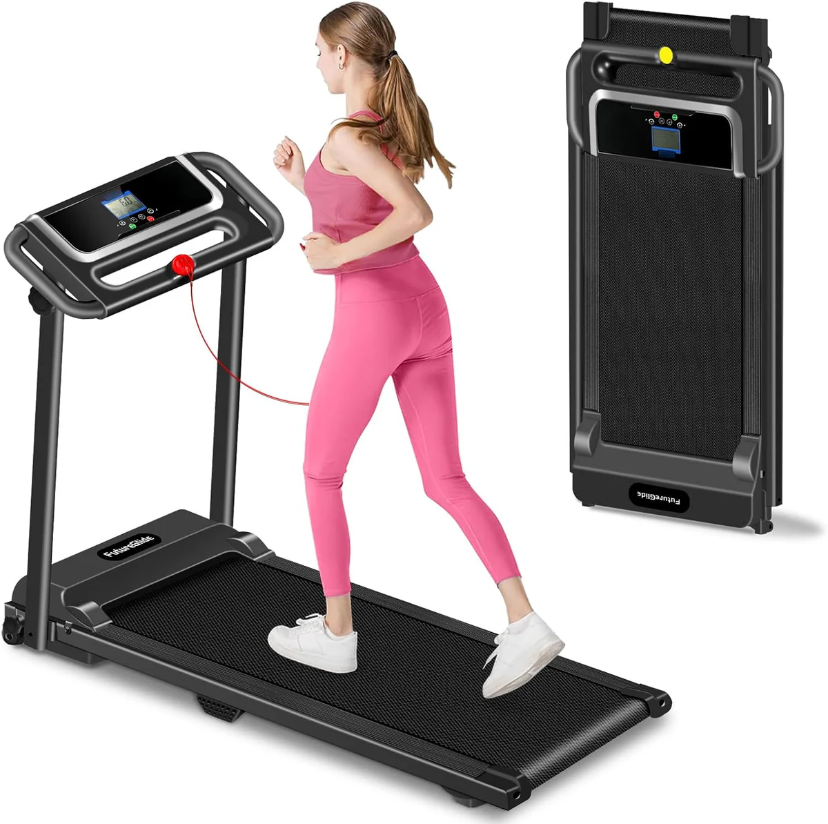 FutureGlide Folding Electric Treadmill