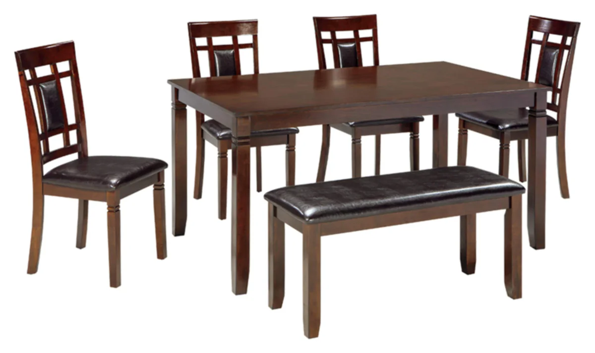 Ashley Furniture Bennox Dining Table and Chairs with Bench