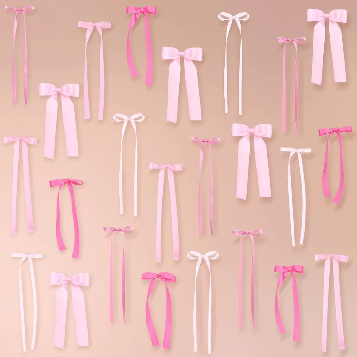 FHzytg Pink Ribbon Bow Wall Hanging Decoration