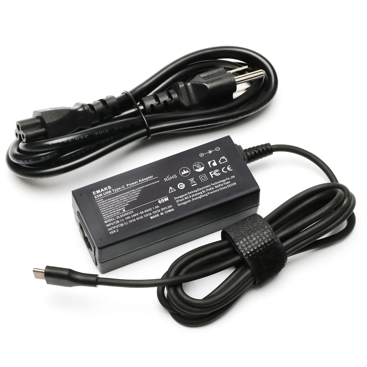 Emaks  USB-C Chromebook Charger Power Adapter