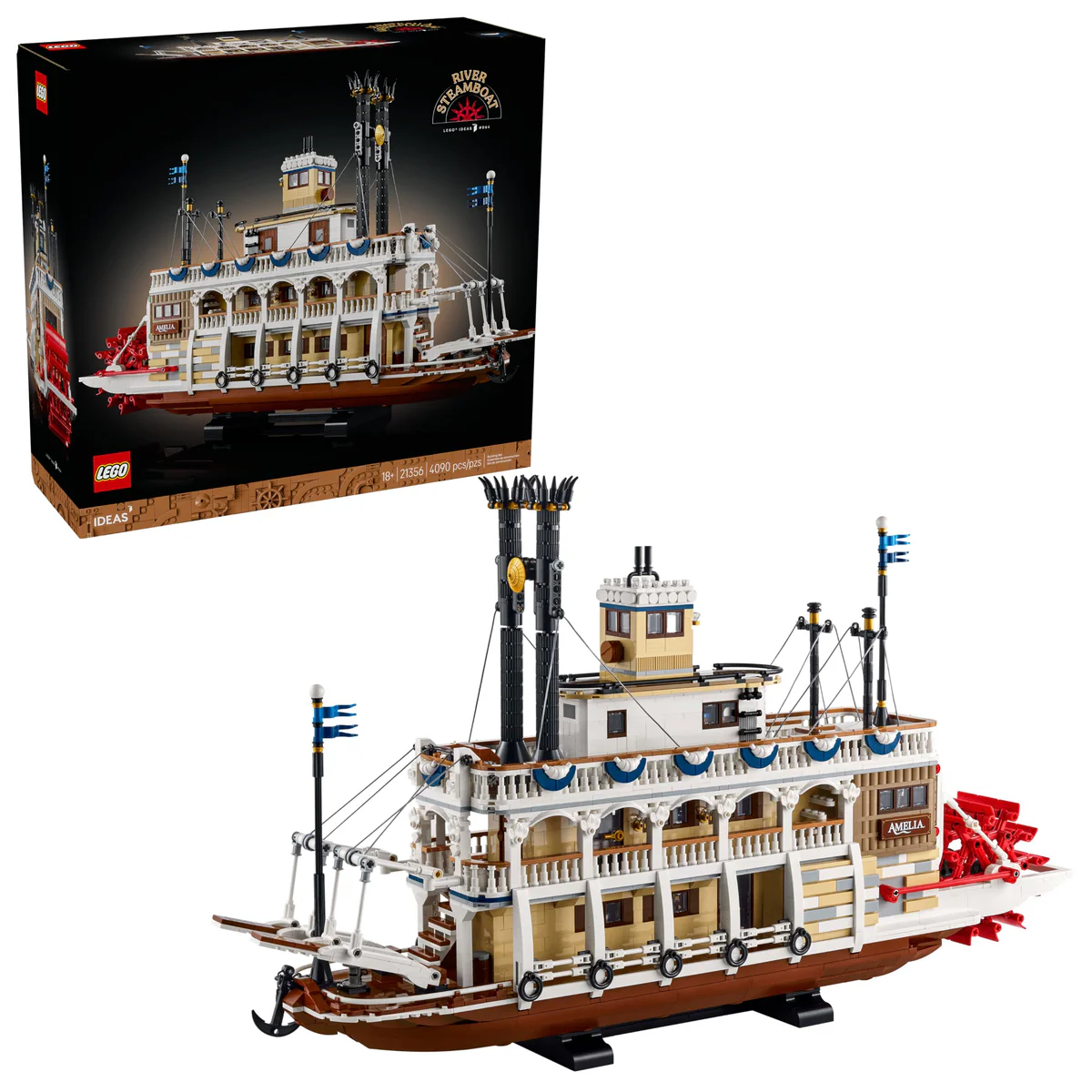 LEGO Ideas River Steamboat Building Kit