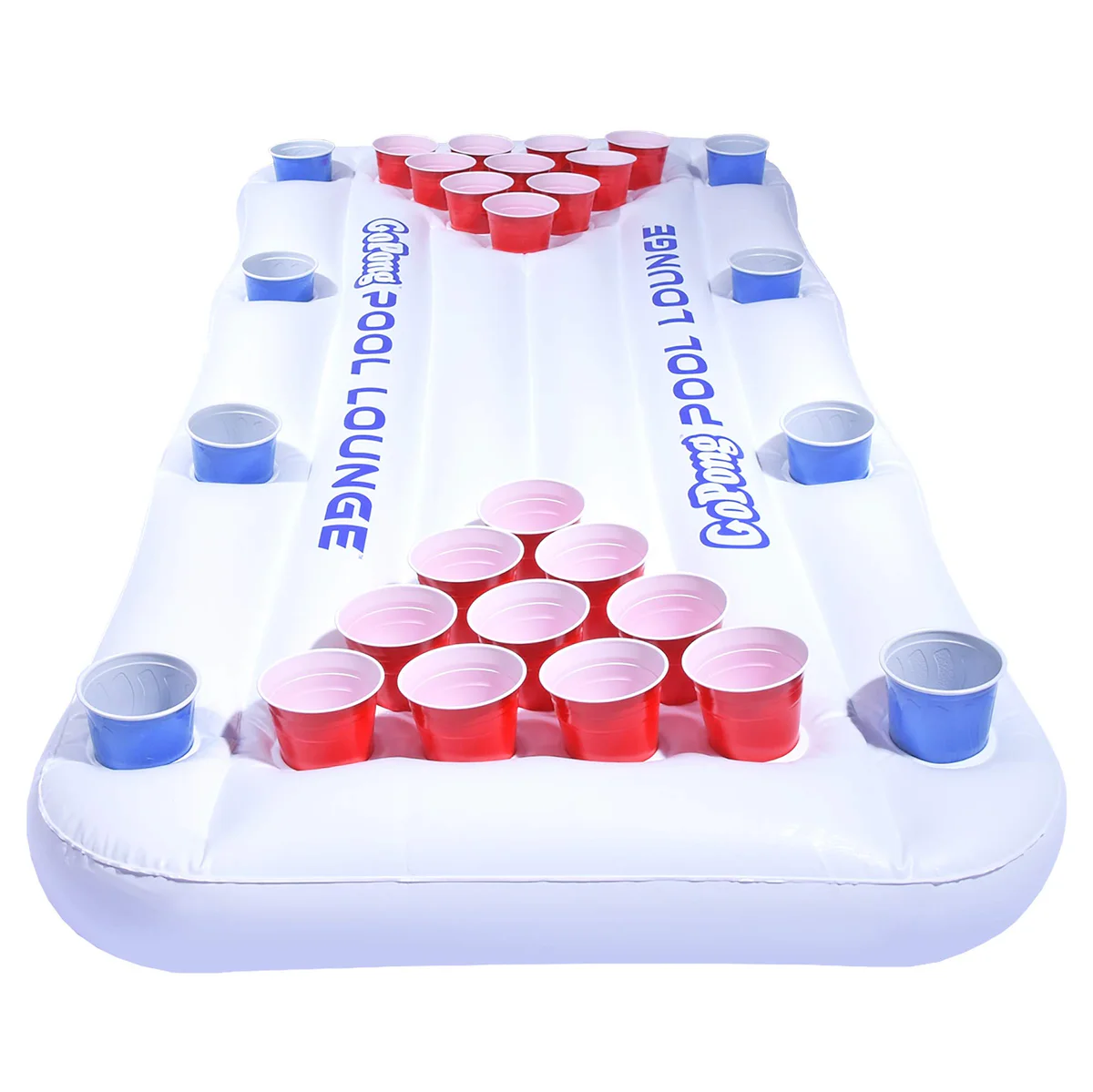 GoPong Pool Lounge Floating Beer Pong Table Inflatable with Social Floating