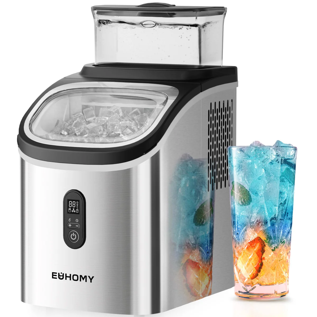 EUHOMY Ice Cube Maker Machine 
