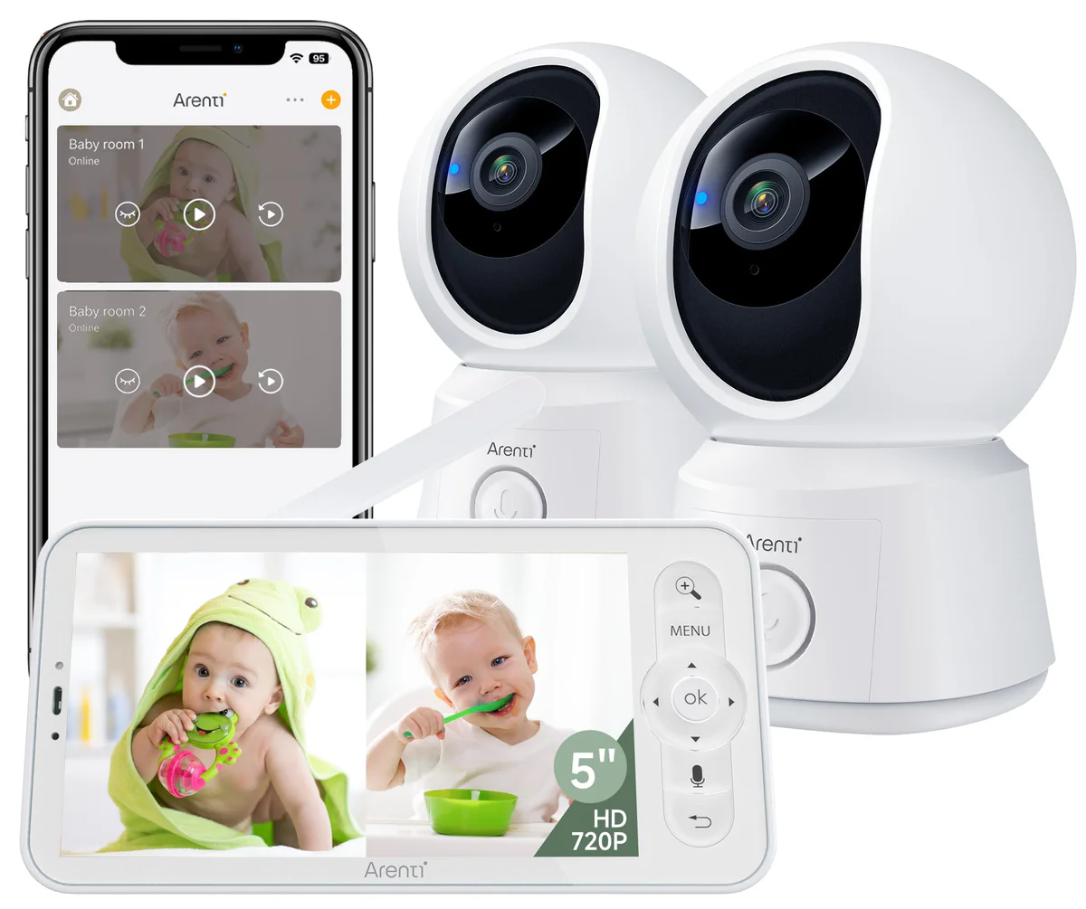 ARENTI Wireless Baby Monitor with Two Cameras