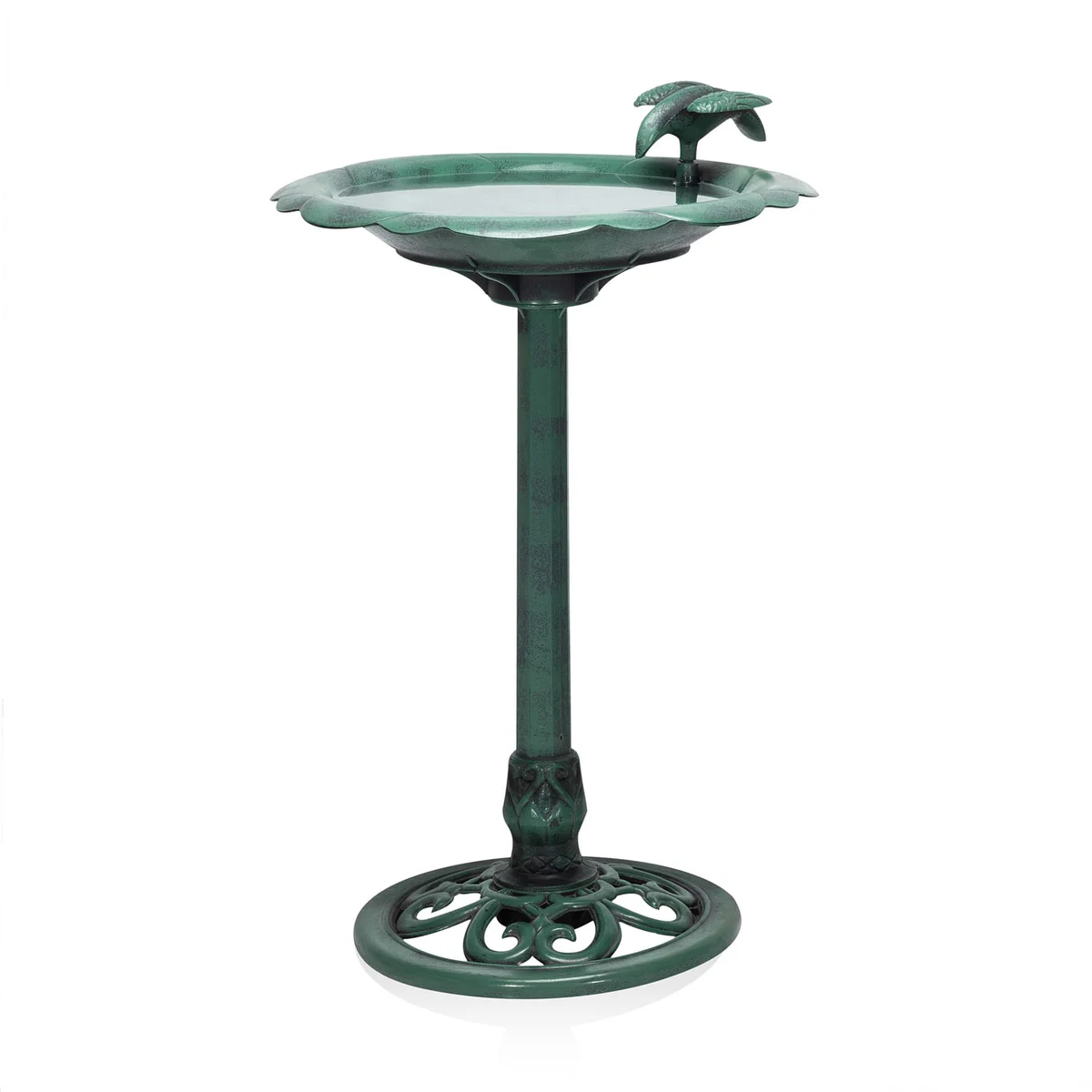 Alpine Corporation TEC114 Birdbath, One Size, Green