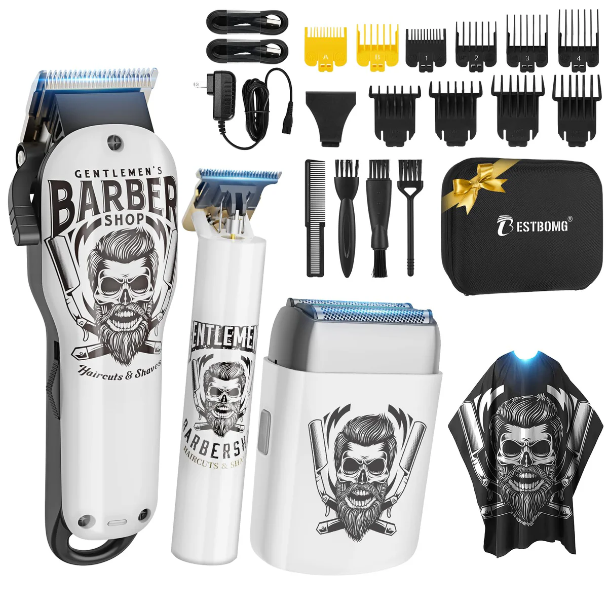 BESTBOMG Hair Clippers Grooming Kit