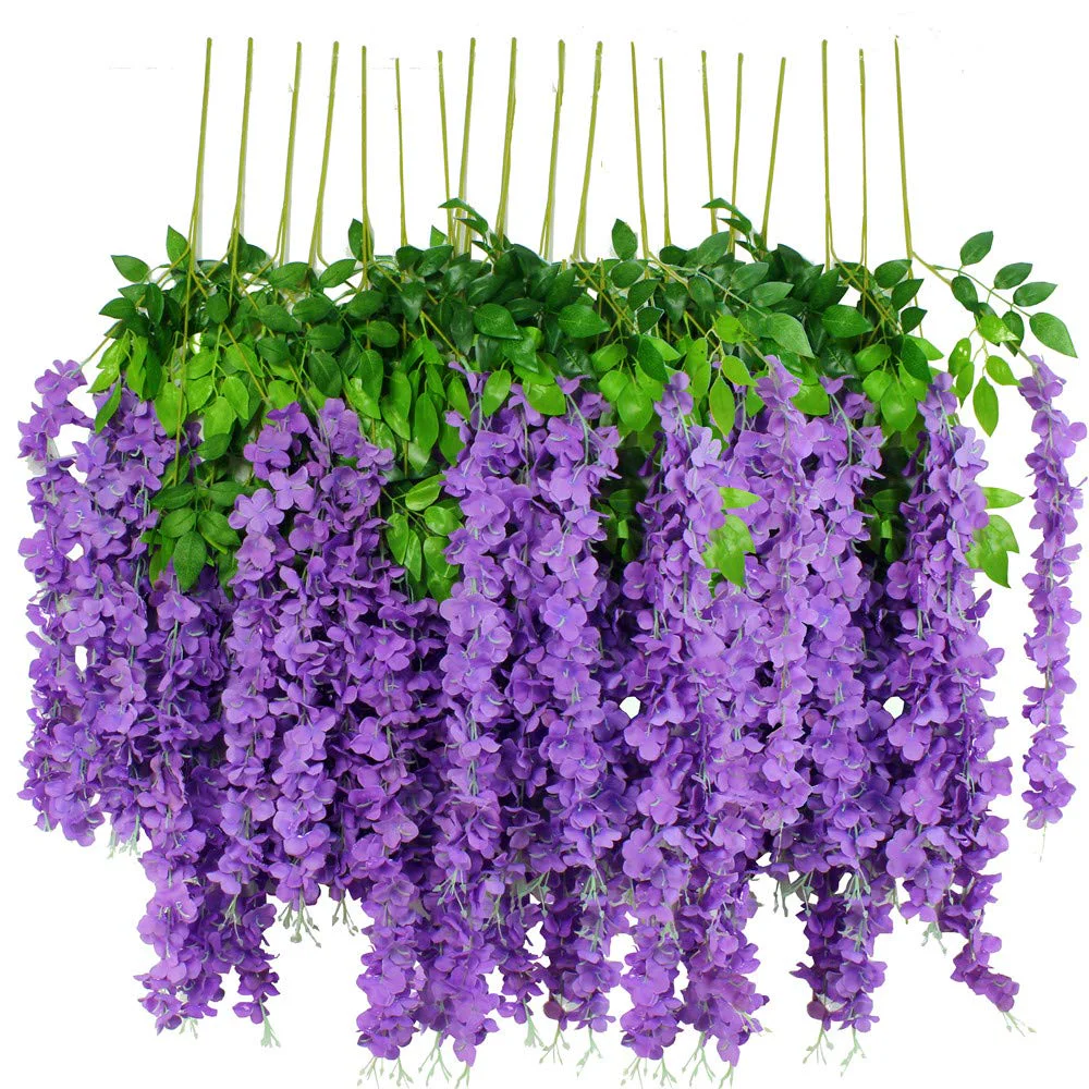 HanYun Artificial Wisteria Vine Garland 