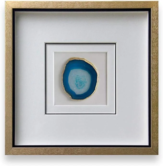 ARTECORS Natural Agate Framed Wall Art 