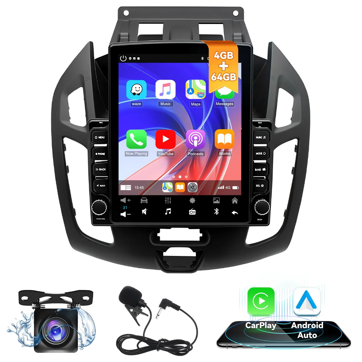 EWLSAC Android Double Din Car Stereo 