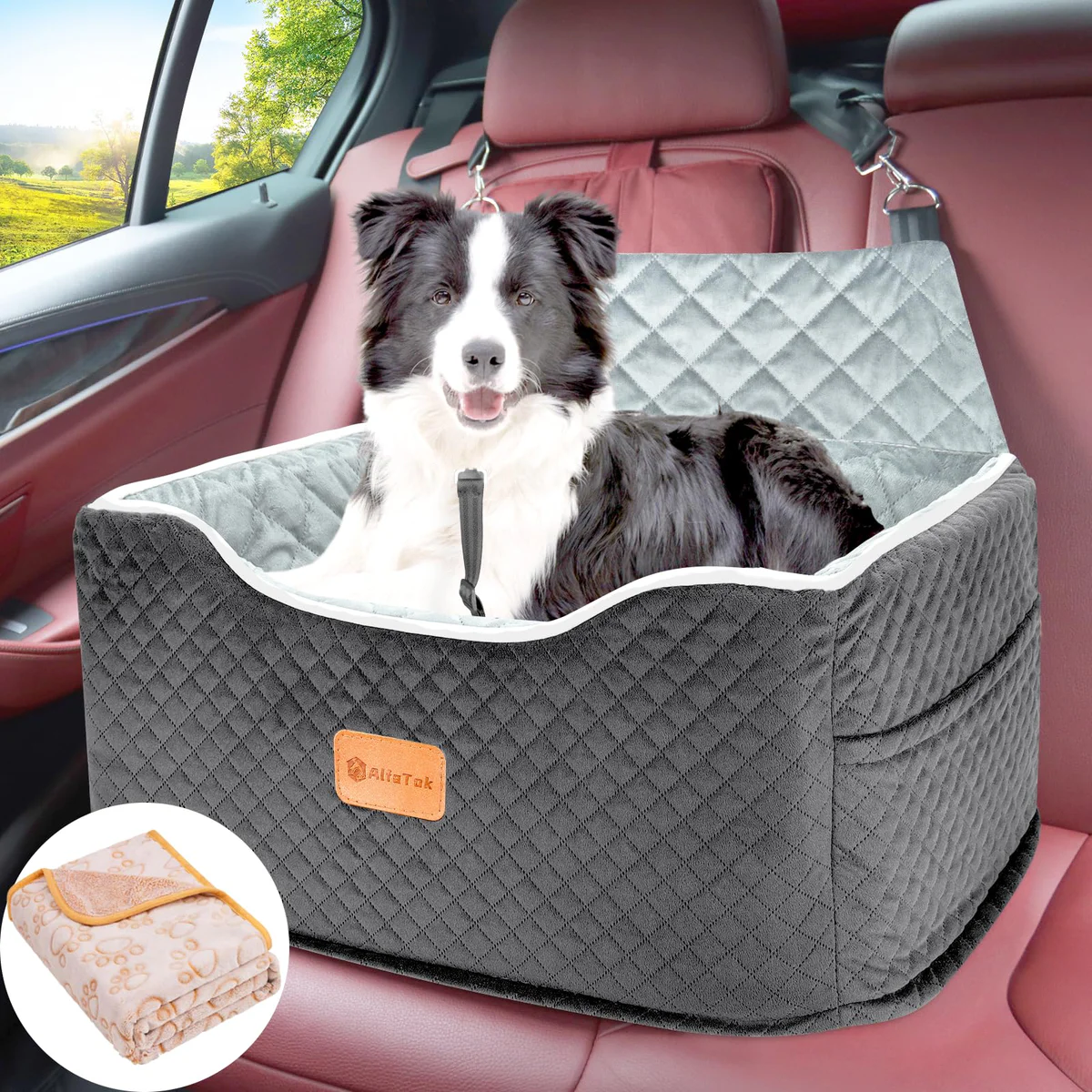 AlfaTok Dog Car Seat