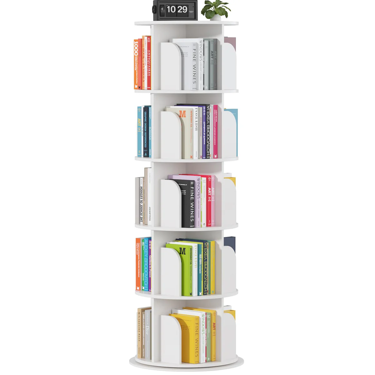 hhgrapehh, Rotating Bookshelf Tower 