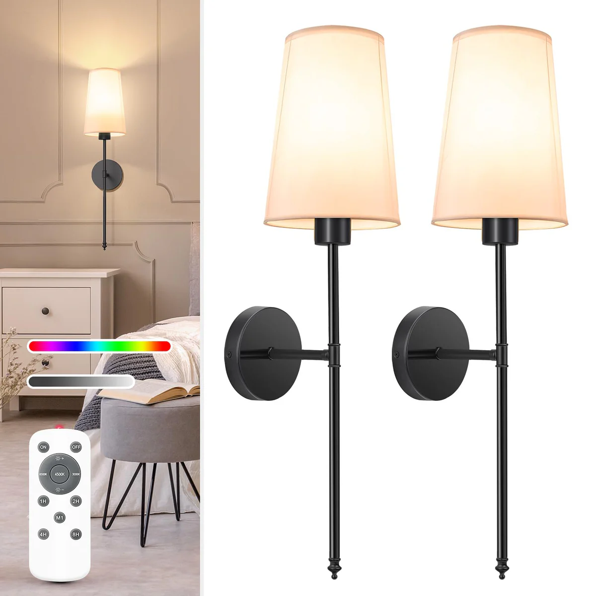 NIORSUN Modern LED Wall Sconce Lighting Fixture