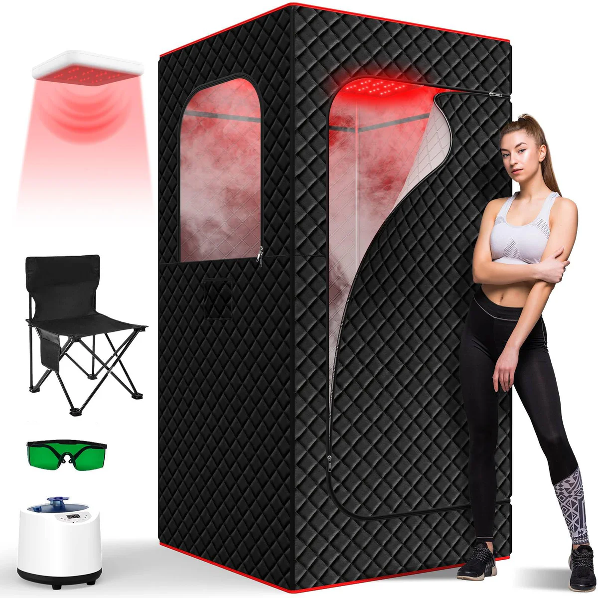 ITHERAU Portable Personal Steam Sauna