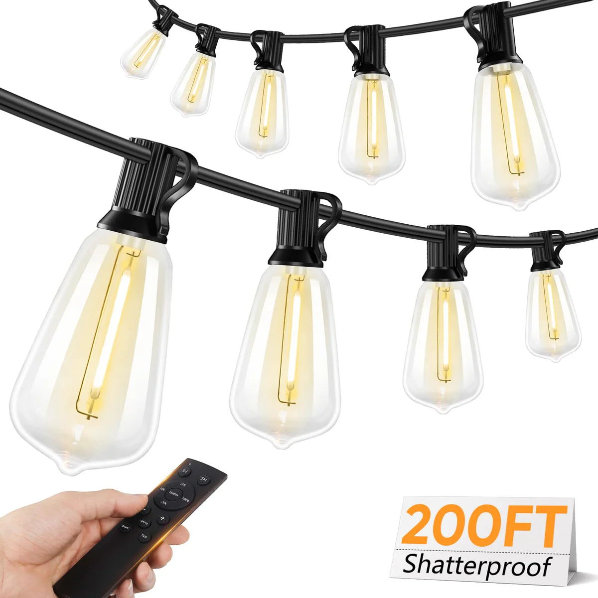 Brightever Outdoor LED String Lights
