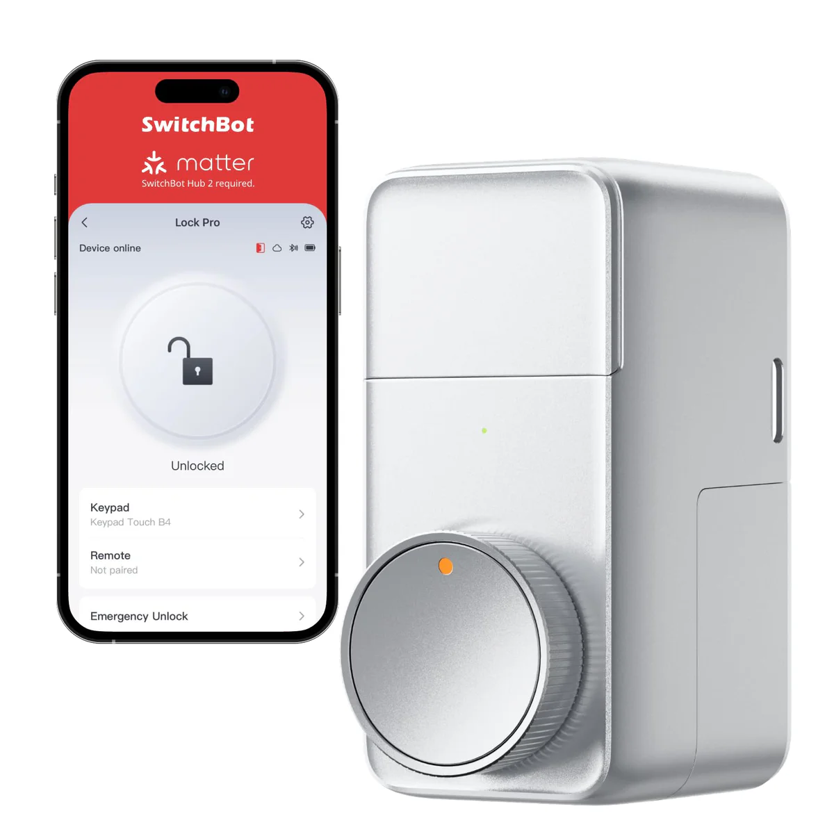 SwitchBot Smart Lock Pro - Fingerprint Door Lock