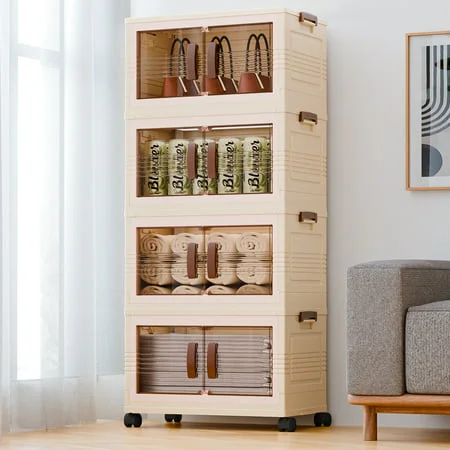 TINANA Plastic Storage Bins 