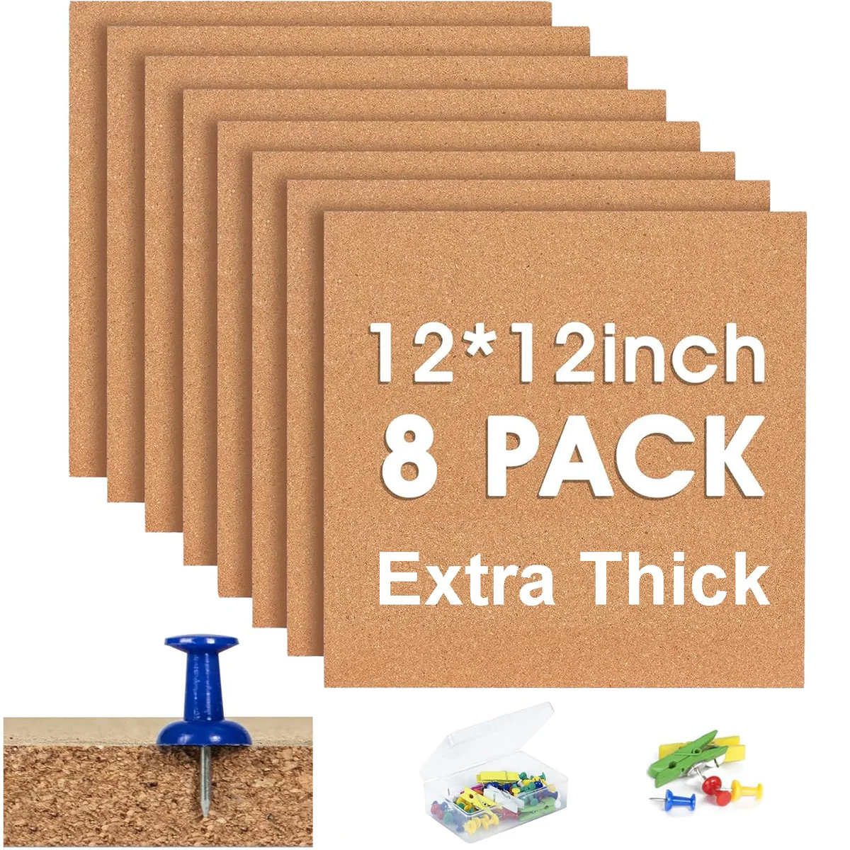 SVOPY Cork Board Tiles Bulletin Board
