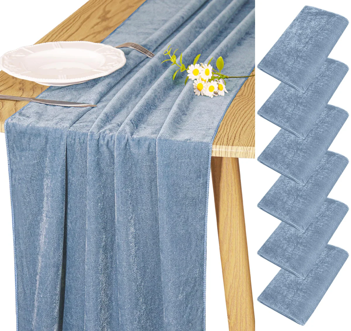 JALANCY Velvet Table Runner