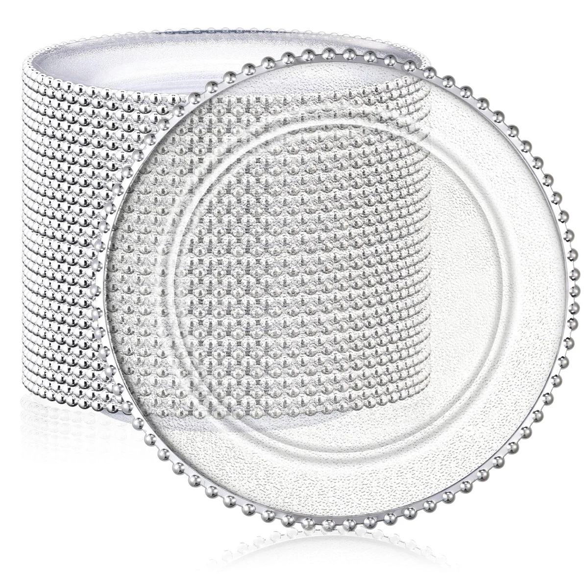 Hoolerry Acrylic Charger Plates