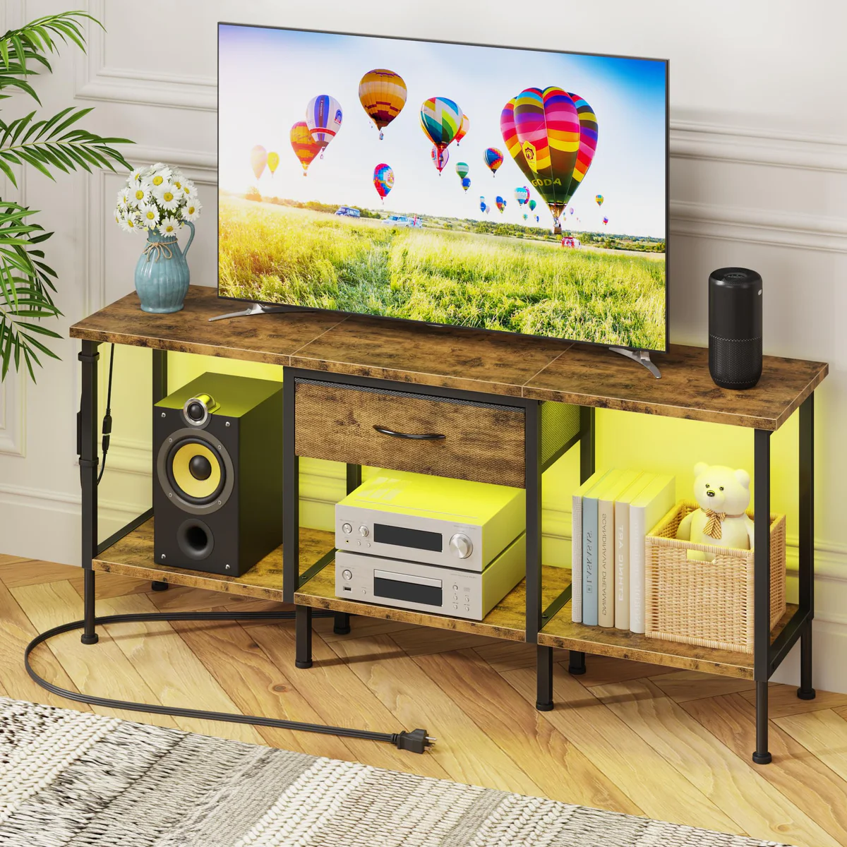 GYIIYUO Modern Media Console TV Stand