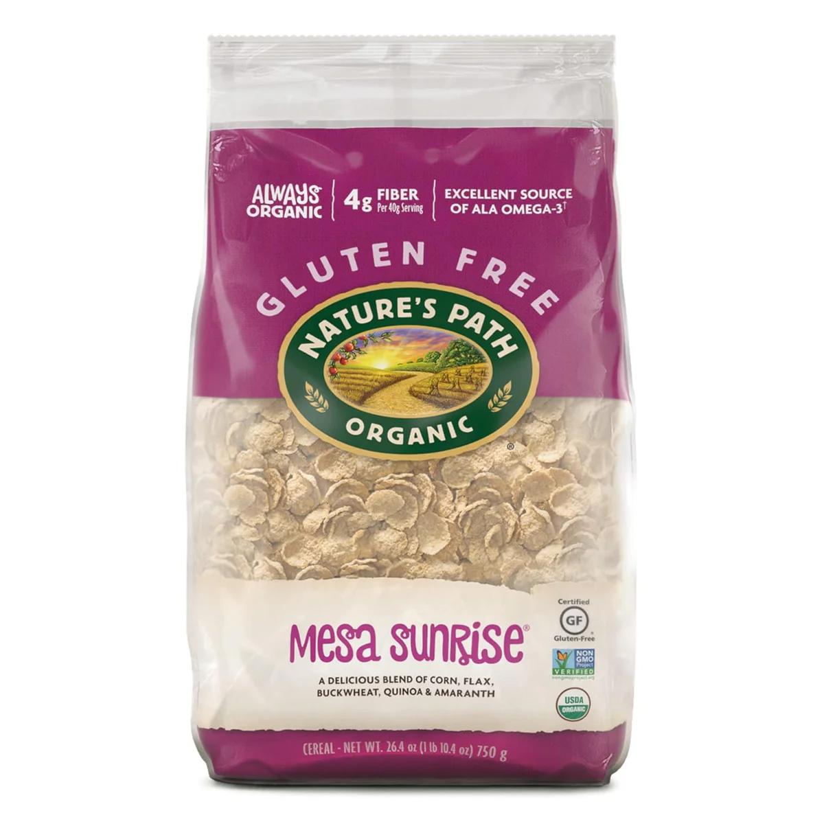 NATURES PATH Sunrise Crunchy Maple Cereal Flakes 26.4 OZ