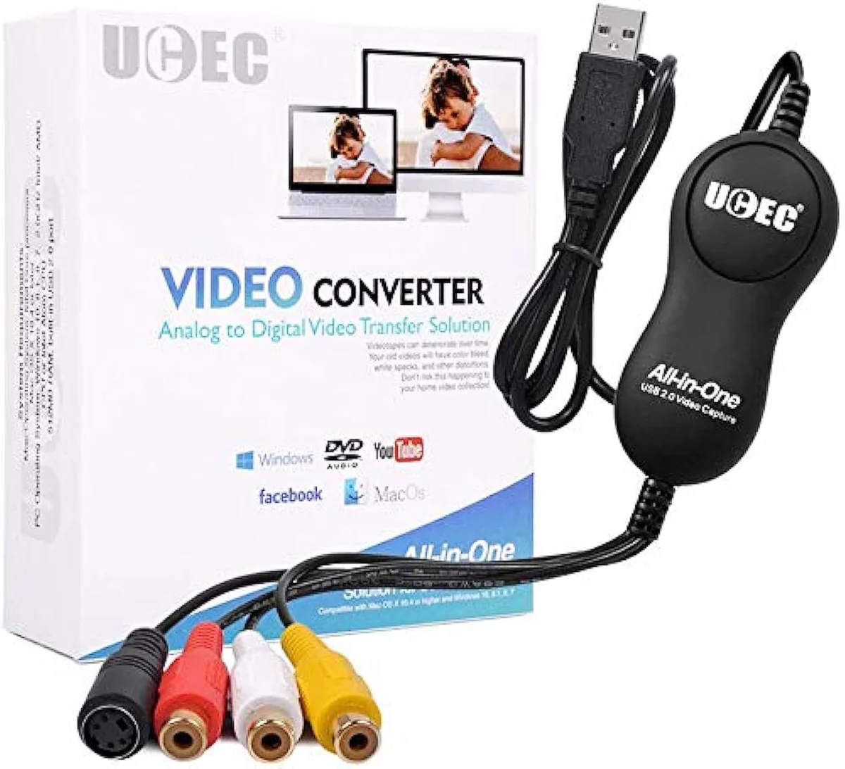UCEC USB 2.0 Video Capture Card Adapter