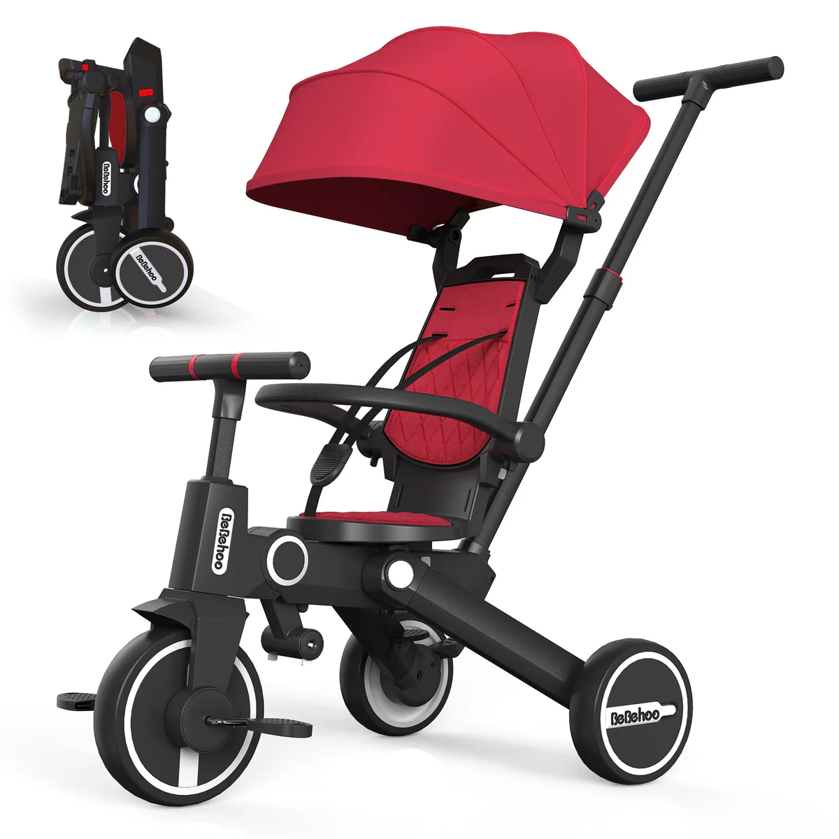 Bebehoo Convertible Baby Tricycle Stroller