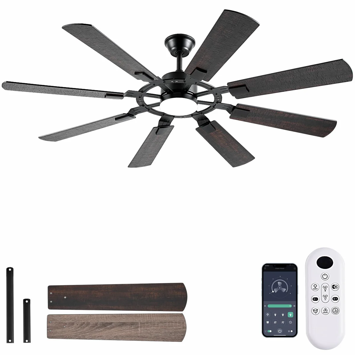 FUMLTP LED Ceiling Fan