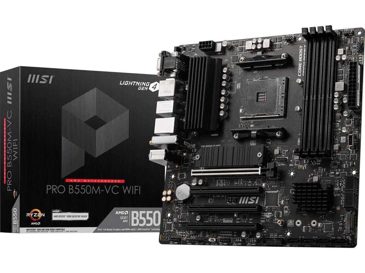 MSI PRO B550M-VC WIFI Motherboard