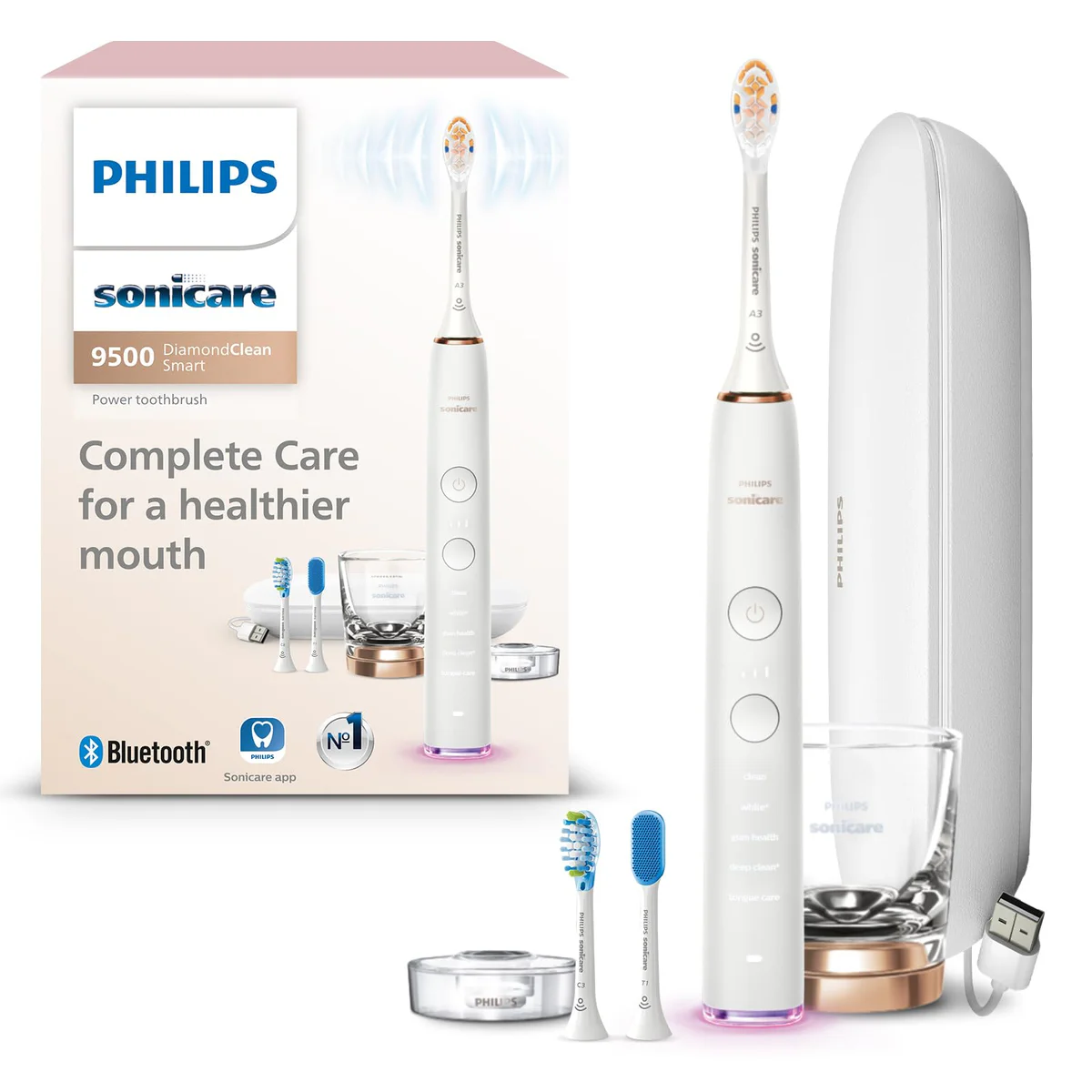 Philips Sonicare DiamondClean Smart 9500 Electric Toothbrush