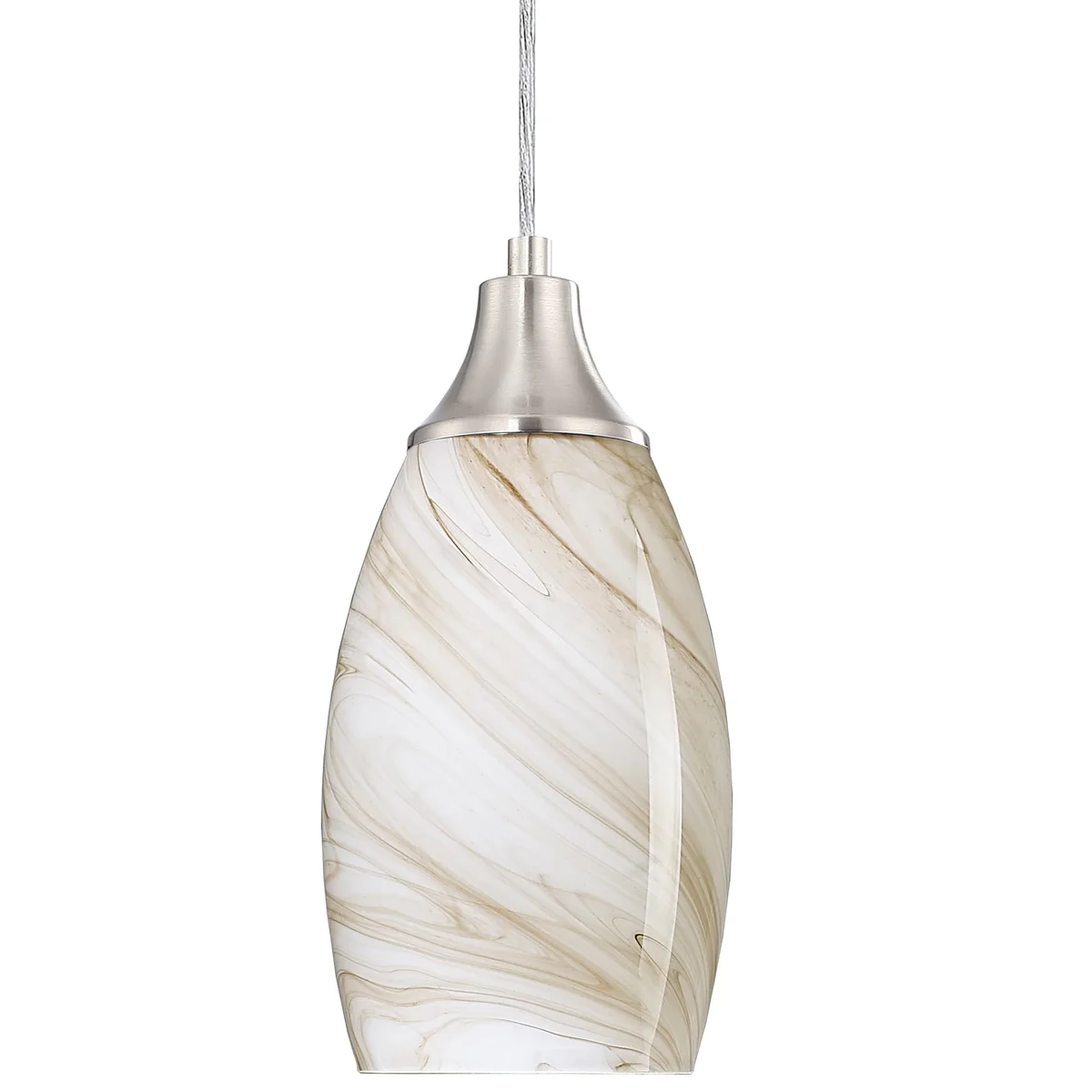 Karyfine Marble Glass Pendant Light Modern Hanging Lamp